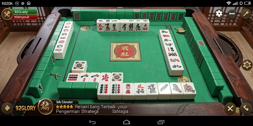 Gameplay seru dan menantang di 92GLORY Mahjong.