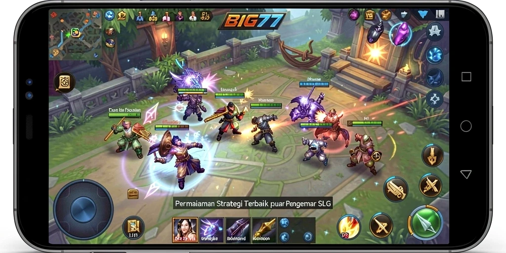 Screenshot gameplay dari BIG77 menampilkan aksi strategis dan grafis yang menawan.