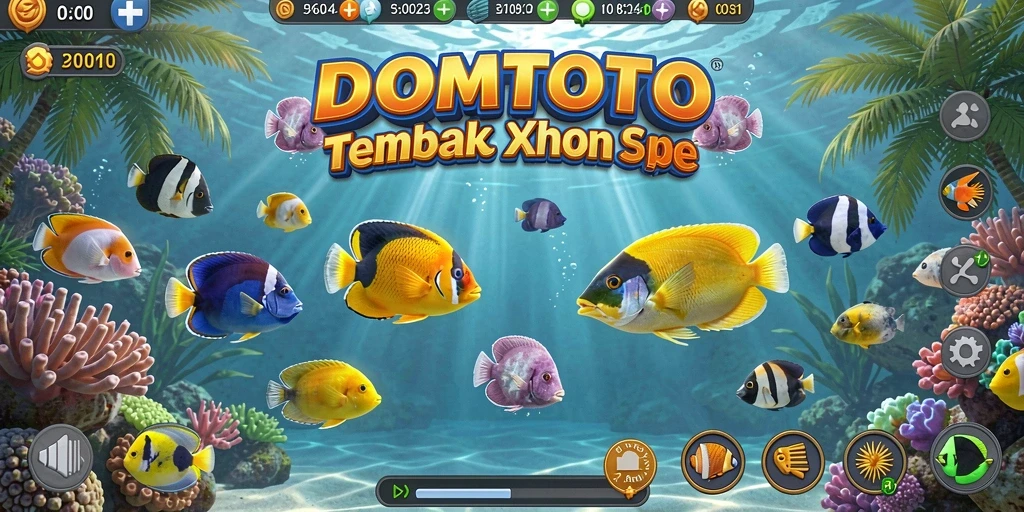 Gameplay menarik Tembak Ikan di DOMTOTO.