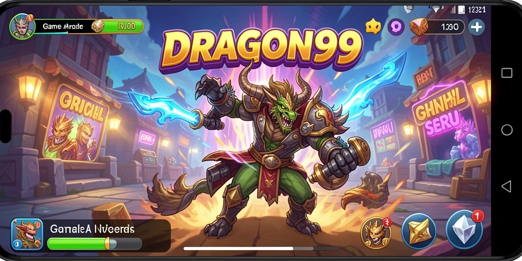 Screenshot gameplay DRAGON99 menampilkan aksi seru di dunia arcade.