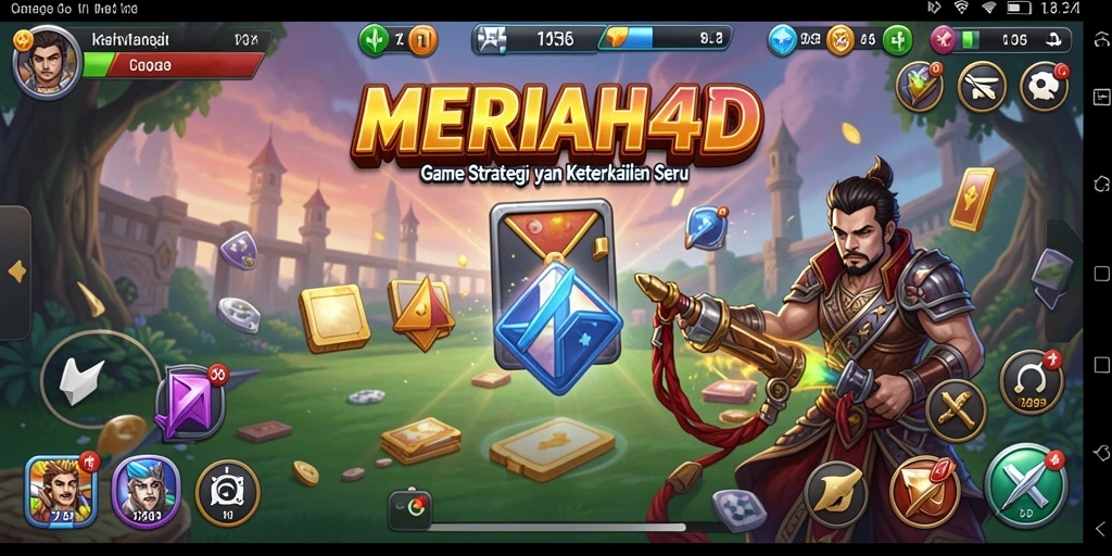Tampilan gameplay menarik dari MERIAH4D yang menampilkan strategi.