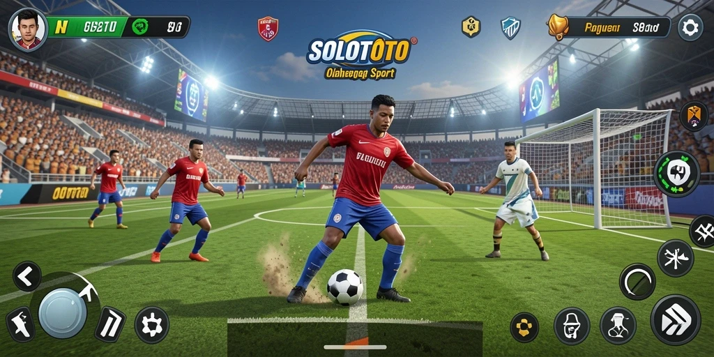 Tampilan gameplay SOLOTOTO yang menegangkan dan penuh aksi.