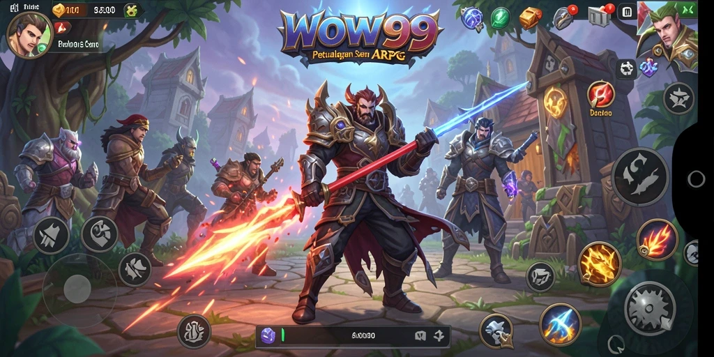 Gameplay seru di dunia ARPG dengan aksi menarik.